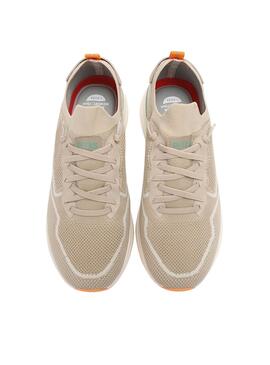 Sneakers Walkin Pitas Cue beige für Herren.