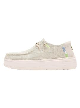 Sneakers Walkin Pitas Poppy beige für Damen.