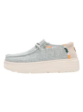 Turnschuhe Walkin Pitas Mohn grün für Damen