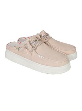 Holzclogs Walkin Pitas Caparica Pink für Damen