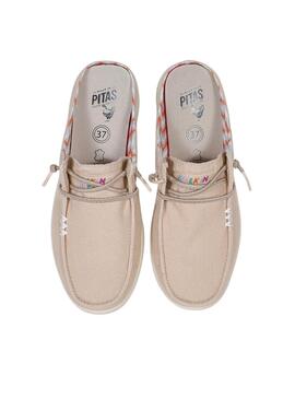 Holzclogs Walkin Pitas Caparica Pink für Damen