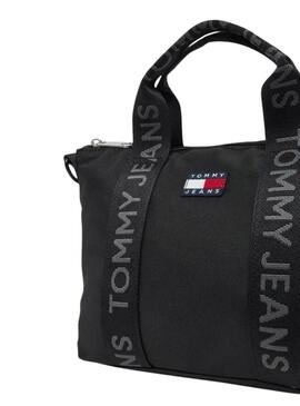 Handtasche Tommy Jeans Mini Tote schwarz für Damen