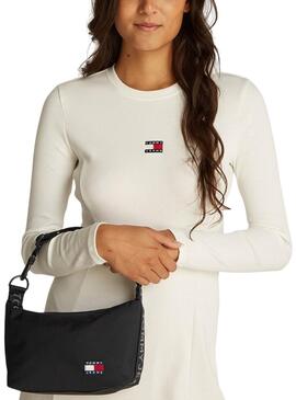 Handtasche Tommy Jeans Daily Shoulder Schwarz für Damen