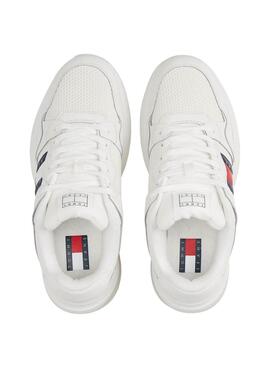 Turnschuhe Tommy Jeans Retrocasual Weiß für Herren