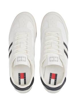 Sneakers Tommy Jeans Retro weiß und schwarz für Herren