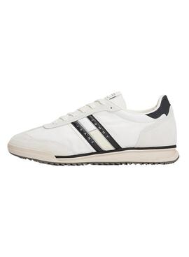 Sneakers Tommy Jeans Retro weiß und schwarz für Herren