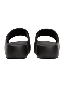 Sandalen Tommy Jeans Chuncky Pool Schwarz für Damen.