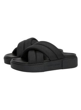 Sandalen Tommy Jeans Flatform Schwarz für Damen