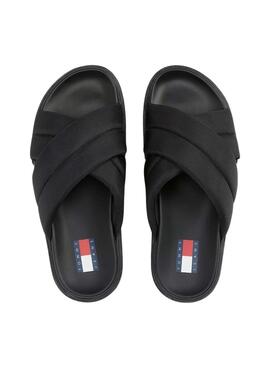 Sandalen Tommy Jeans Flatform Schwarz für Damen