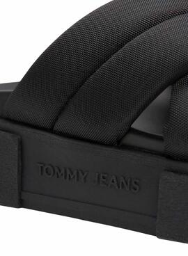 Sandalen Tommy Jeans Flatform Schwarz für Damen