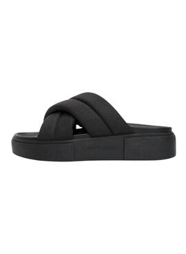 Sandalen Tommy Jeans Flatform Schwarz für Damen