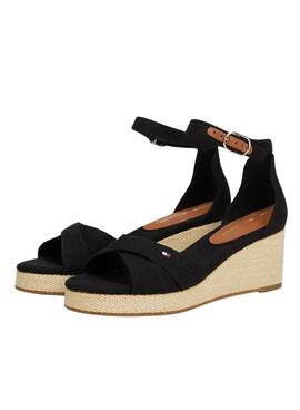 Sandalen Tommy Hilfiger Espad Schwarz für Damen