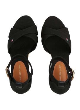 Sandalen Tommy Hilfiger Espad Schwarz für Damen