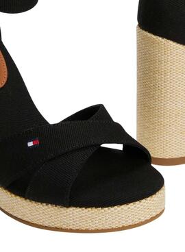 Sandalen Tommy Hilfiger Espad Schwarz für Damen