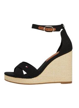 Sandalen Tommy Hilfiger Espad Schwarz für Damen