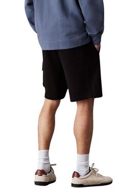 Bermudas Calvin Klein Jeans Woven Label Schwarz für Herren