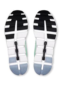Turnschuhe On Cloud 6 grün und blau für Herren.