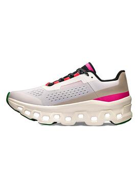 Turnschuhe On Running Cloudmonster Weiß für Damen