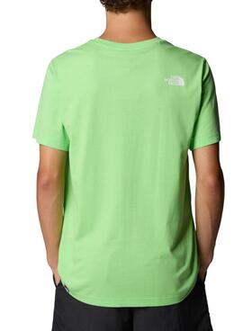 T-Shirt The North Face Easy in Grün für Herren.