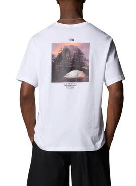 T-Shirt The North Face Camping weiß für Herren