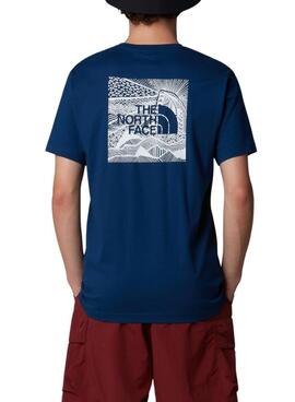 T-Shirt The North Face Celebration blau für Herren
