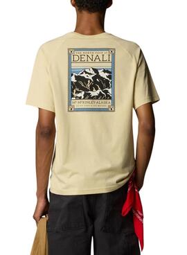 T-shirt The North Face Denali gelb für Herren