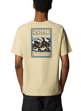 T-shirt The North Face Denali gelb für Herren