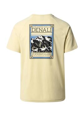 T-shirt The North Face Denali gelb für Herren