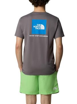 T-shirt The North Face Box grau für Herren.