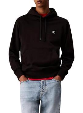 Sweatshirt Calvin Klein Jeans Painted Schwarz für Herren.