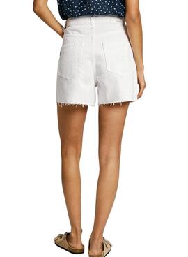 Shorts Pepe Jeans A-Line weiß für Damen