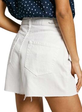 Shorts Pepe Jeans A-Line weiß für Damen
