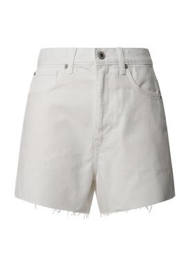 Shorts Pepe Jeans A-Line weiß für Damen