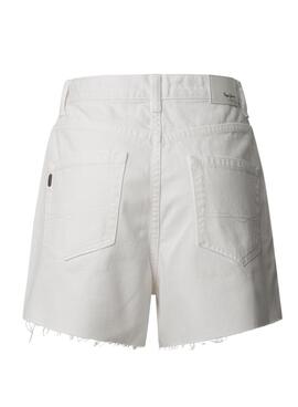 Shorts Pepe Jeans A-Line weiß für Damen