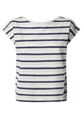 T-shirt Pepe Jeans Vanessa in Blau für Damen.