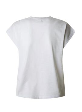 T-shirt Pepe Jeans Viti weiß für Damen