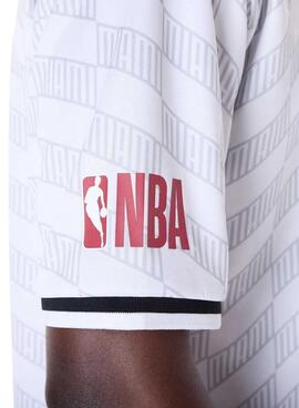 T-Shirt New Era Miami Heat NBA Soccer weiß für Herren