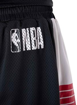 Kurze Hose New Era Chicago Bulls NBA Graphic Mesh Schwarz für Herren