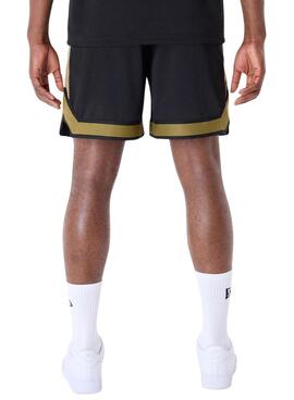 Kurze Hose New Era San Francisco 49ers NFL Netz schwarz für Herren