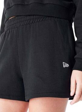 Kurze Hose New Era New York Yankees Essential schwarz für Damen