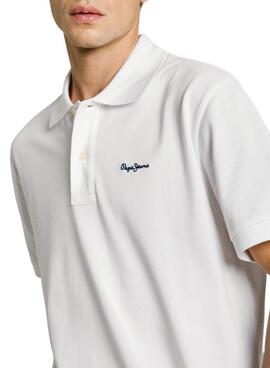 Poloshirt Pepe Jeans Essential Weiß für Herren