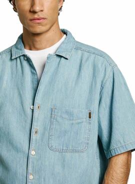 Hemd Pepe Jeans Mace Denim für Herren