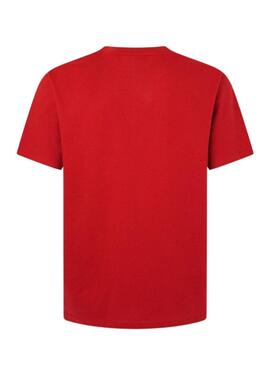 T-Shirt Pepe Jeans Eggo rot für Herren