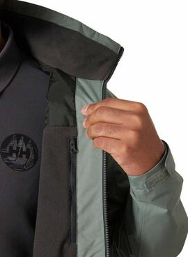 Helly Hansen Midlayer grüne Jacke für Herren.