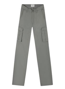 Grüne Silbon Cargo-Hose für Herren.