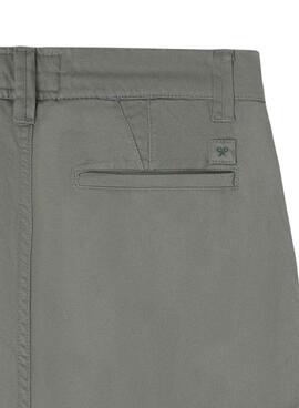 Grüne Silbon Cargo-Hose für Herren.
