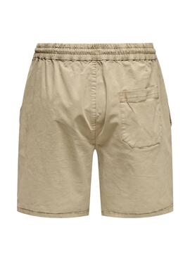 Bermudas Only Stel beige für Herren