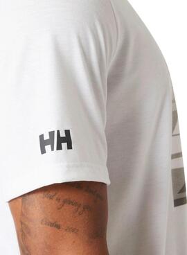 T-shirt Helly Hansen Race weiß für Herren