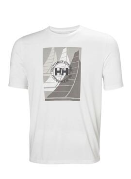 T-shirt Helly Hansen Race weiß für Herren