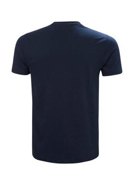 T-Shirt Helly Hansen Core in Marineblau für Herren